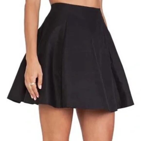 Kate Spade Black Flare Mini Skirt | Size 0 - Picture 6 of 6
